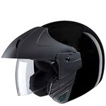 Studds Ninja Concept Eco Open Face Helmet- Black (Xl)