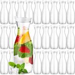 Gejoy 24 Pcs Plastic Carafe with Li