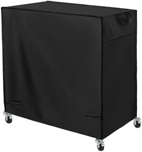 Patio Cooler Cart Cover Fits for Most 80 Quart Rolling Cooler Cart, Waterproof Patio Ice Chest Protective Covers for Outdoor Bar Cart, 33L X 19W X31H in