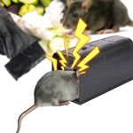 Rat Traps Indoor Outdoor, Electric Rat Catcher, Intelligent High Voltage Switch Mouse Rodent Shock Trap Expeller