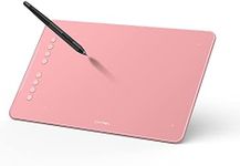 Drawing Tablet-XPPen Deco 01 V2 10x6.25 Inch Graphics Tablet Digital Drawing Tablet for Chromebook with 8192 Levels Pressure Battery-Free Stylus and 8 Shortcut Keys (Pink)