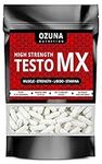 Test Booster for Men | Testosterone Support Supplement with Tribulus Terrestris, Maca Root & Ashwagandha | 60 Capsules