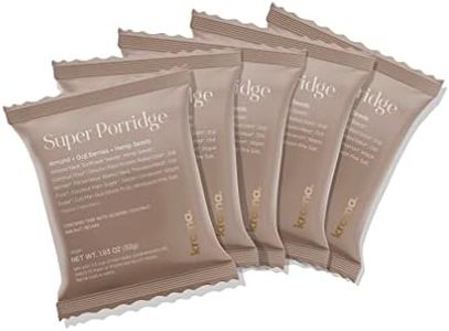 Kroma Super Porridge, Gluten Free, Chocho Plant Protein, Vegan Superfood Breakfast Cereal with Hemp Seeds, Cinnamon, Oats, Coconut, Healthy Fiber, and Other Organic Ingredients, 5 Packets