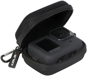 JSVER Custodia Rigid per Gopro Hero 12, Mini Borsa per Gopro 12/11/10/9/8/7/6/5/4/3/DJI Osmo Action Custodia Protettiva per Fotocamere e Accessori
