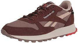 Reebok Unisex Adult CLASSIC LEATHER Sneaker, TRAIL BROWN S23-R/taupe/soft Ecru, 9 US