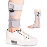 Shuyan Jiao Medical Afo Foot Drop Brace Splint Ankle Foot Orthosis AFO Walking with Shoes or Sleeping for Men Women Stroke Hemiplegia Foot Drop Postural Correction Brace （Medium-Left）