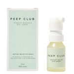 Peep Club Instant Relief Dry Eye Spray - 17ml Vegan & Organic, Alcohol & Preservative-Free Hydrating Eye Mist with Sea Buckthorn Oil & Sodium Hyaluronate - Eye Drops Suitable for Contact Lens