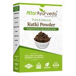 Attar Ayurveda Kutki Powder 100 gm - For Liver support, Detox, Blood sugar management | 100% Pure and Natural, No Preservatives