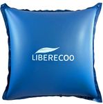 LIBERECOO 6FT x 6FT Square Pool Cover Pillow for Above-Ground Swimming Pools, 0.4mm Extra Durable Long-Lasting Winter Pool Pillows,Ropes Included