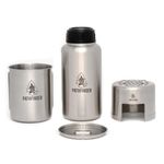 The Pathfinder School 32oz Stainless Steel Water Bottle, Cup, and Stove Set, PF32BCS-101