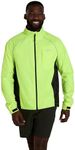 Mountain Warehouse Adrenaline Mens Waterproof Cycling Jacket - Reflective Mens Coat, Breathable Unisex Rain Coat - For Outdoors, Running & Walking Yellow L