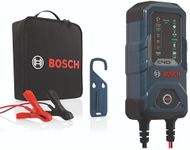 Bosch C40-Li Battery Charger, 5 Amps with Trickle Function - For 6V/12V Lead-acid, AGM, EFB, GEL, SLI and 12V Lithium (LiFePO4) Batteries, Comes with a UK Style Plug