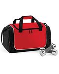 Quadra Teamwear Locker Bag Red/Black/White, Rot/Schwarz/Wei?