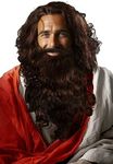 HOMELEX Jesus Beard And Wig - Halloween Funny Father Time Costume Accessory for Adults