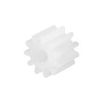 sourcingmap 10pcs Plastic Gears 11 Teeth Model 112A Reduction Gear Plastic Worm Gears for RC Car Robot Motor