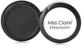 Miss Claire Single Eyeshadow, 0824 Black, 2 G Matte & Shimmery Finish - Cream