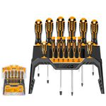 Ingco 14 Pcs Screw Driver Tool Set And Precision Screwdriver Set, Cr-V Screwdriver Set For Diy Household Repair, Cr-V Round Blade Material, Multicolor