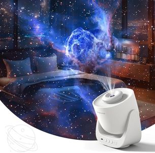 Orzorz Star Projector, Galaxy Night Light, Home Planetarium Projector with Rechargeable Battery, Sky Light Living Room Decor, Real Starry Nebula, Planet Presentation for Kids, Teen Girls, Adults