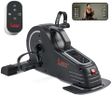 Sunny Health & Fitness Smart Motorized Under Desk Bike, Dual Function Portable Pedal Exerciser for Home & Office, Arm/Leg Mini Bike for Seniors - SF-B0960SMART