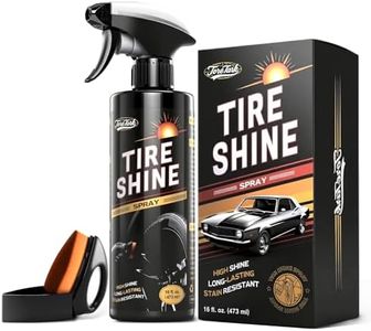 toretark Tire Shine Spray,Durable Wet Tire Dressing,No Sling/Non-Greasy for Black Tire/Wheel, Long Lasting UV Protection for Car, Truck & SUV Easy to Apply(16OZ)