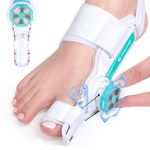 TENICORE Bunion Correctors for Women Men Big Toe with Anti-slip Heel Strap, Upgraded Bunion Splint for Bunion Relief, Suitable for Left and Right Feet, Day Night Support, 1PC