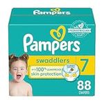 Pampers Diapers Size 7, 88 Count - 