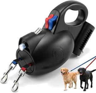 Astro Buddies 360° Tangle-Free Strong Dual Retractable Dogs Leash