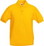 Fruit of the Loom Boys' Polo Shirt yellow Sunflower Yellow 9 Years