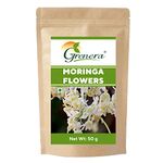 Grenera Moringa Flower 50 grams, Pure Dried Moringa Flowers, Dry Murungai Poovu, For Making Herbal Tea, Soup, Salads