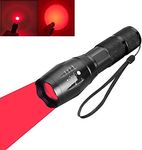 BESTSUN Red Light LED Torch, Red Ta