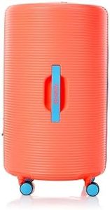 American Tourister Rollio Suitcase, Coral/Blue, 52cm