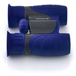 KODAK BCS100 Children's Binocular Compact Binocular for Children, Soft Eraser, 8X Magnification – Blue