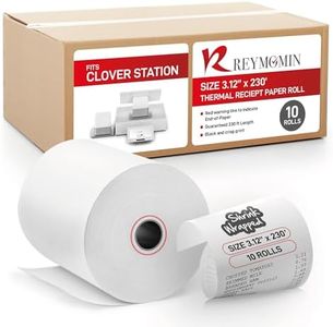 10 Rolls - 3 1/8" x 230' Thermal Paper Receipt Rolls - BPA Free - Cash Register Receipt Printer Paper, Fits All POS Cash Registers - Works for Star Micronics TSP 100 TSP 400 and Many Epson Models