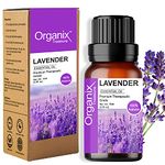 Organix Treasure Lavender Essential Oil for Relaxation, Sleep, Tension Relief, Hair Growth, Skin Care, Fragrance, (15ml)