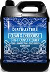 Dirtbusters Carpet Cleaner Shampoo Solution, Clean & Deodorise 3-in-1, Cleaning, Stain Remove & Odour Treatment, Berry Fresh (5L)