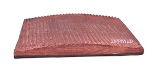 ZIPPIWUD Solid Wood Health Care Acupressure Mat Foot Massager (30CM X 29CM X 2.5CM Brown) II for Blood Circulation Pain Stress Relief