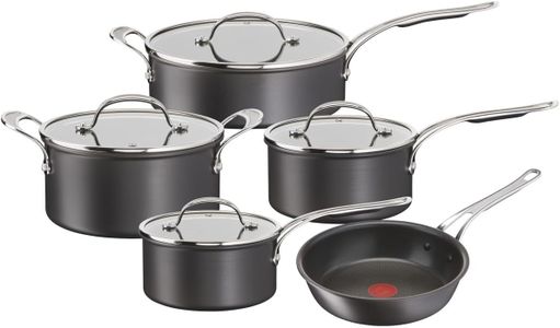 Jamie Oliver by Tefal 5-Piece Pots and Pans Set – Non-Stick Cookware