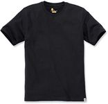 Carhartt Men's Relaxed Fit Heavyweight Short-Sleeve T-Shirt, Black, M