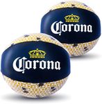 Corona 2 Pack of 20 inch Beach Balls - Large Beach Ball Inflatable for pool, beach or lake - perfect for adult parties as a toy or decorations