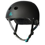 Triple 8 New York Kids' Triple 8 Sweatsaver Cert Tony Hawk Pro Edition S/M Outdoor Safety Helmet, Black, Small/Medium