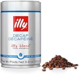 illy Whole Bean Coffee, Decaffeinated, 8.8 Ounce