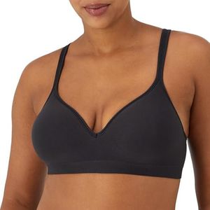 Bali Women's Comfort Revolution Wire Free Bra,Black,36D