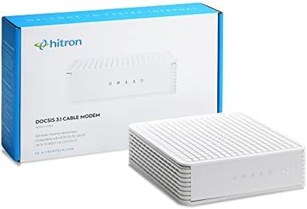 Hitron CODA DOCSIS 3.1 Modem | 1 Gbps Max Internet Speeds | Certified with Comcast Xfinity, Charter Spectrum, Cox & More | 10x Faster Than DOCSIS 3.0 | Cable Modem with 1 Gbps Ethernet