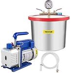 VEVOR Vacuum Chamber with Pump, 2 G