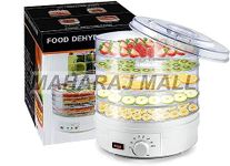 Maharaj Mall Countertop Portable Electric Food Fruit Dehydrator Machine with Adjustable Thermostat BPA-Free 5-Tray