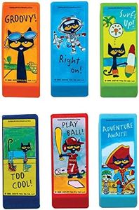 Raymond Geddes Pete The Cat Beveled Erasers for Kids (24 Pack)
