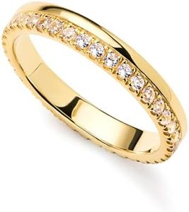 Ana Luisa Gold Rings for Women - 14K Gold Plated Rings for Women Non Tarnish - Trendy Stacking Ring for Daily Wear - Twisted, Heart, Eternity Ring Styles - Hypoallergenic & Water-Resistant Jewelry