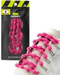 Caterpy Laces - Performance No Tie Shoelaces (Hot Pink)