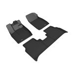 3D MAXpider All-Weather Floor Mats Custom Fit for 2021-2022 Volkswagen ID.4 Car Floor Liners Kagu Series (1ST & 2ND Row)