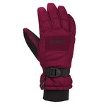 Carhartt Women's Waterproof Glove, crabapple, Large